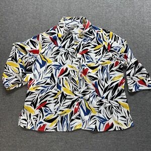 Apparenza women's button shirt 3/4‎ Sleeve Size 1X